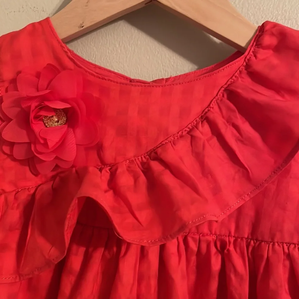 Bright Orange Girls Gymboree Dress Size 4T Gorgeous!